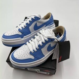Sz 7W - Nike Air Jordan 1 Low Elevate University Blue White Sneakers DQ3698-141